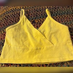 Brandy Melville Yellow Amara Tank Top